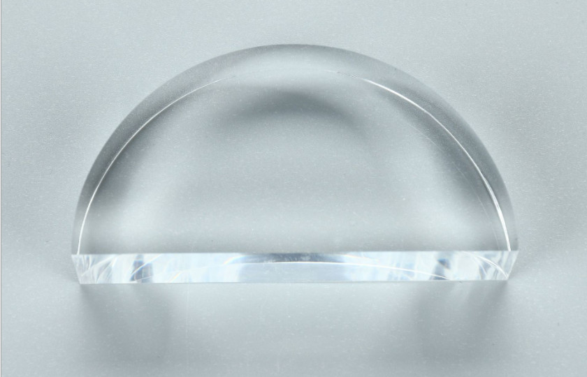 8*4*2cm/6*3*1.5cm High Borosilicate/Quartz /BK7(K9) Optical Prism Semicircular Lens