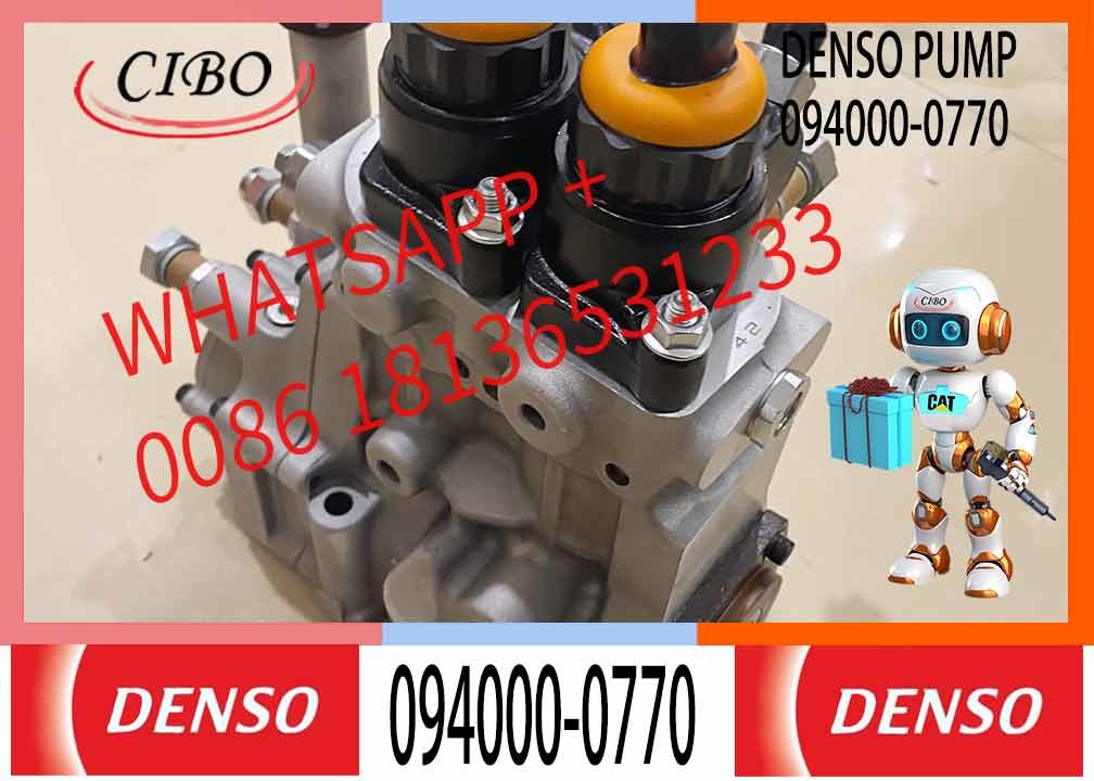 Common Rail Fuel Pump 094000-0770 Fuel Injection Pump 8-98167763-0 For ISUZU 6WG1
