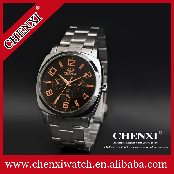 Rose Gold 012C Golden Watch Original Branding Watches Japan Movement Stainless