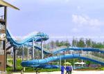 Commercial Fiberglass Adult Waterslide in Adventure Waterpark