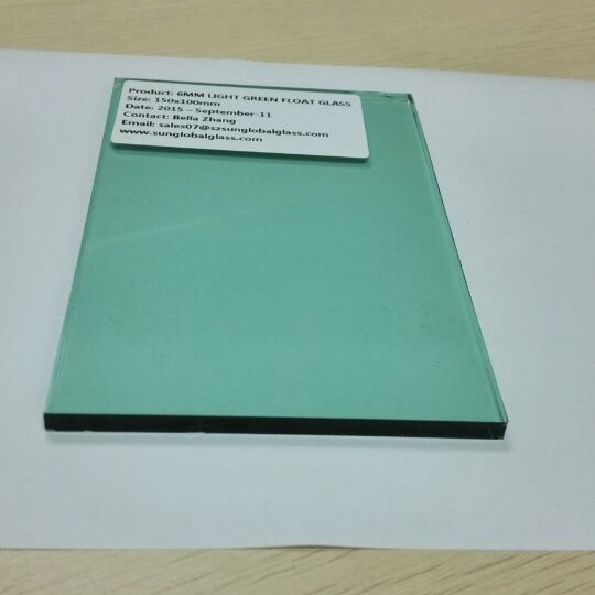 Top quality 4mm F-green tinted glass