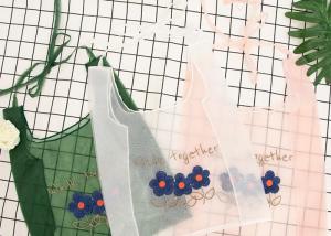 China Embroidered Shoulder Organza Gift Bag Breathable Ultra Light Eco Friendly wholesale