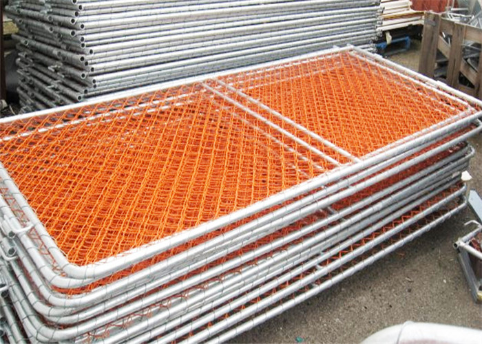 Galvanized Width 2.5m Chain Link Fabric Fencing For Revolt Activities