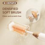 2-In-1 Cleaner Storage Three-Piece Silicone Bottle Brush Nipple Brush Other Baby