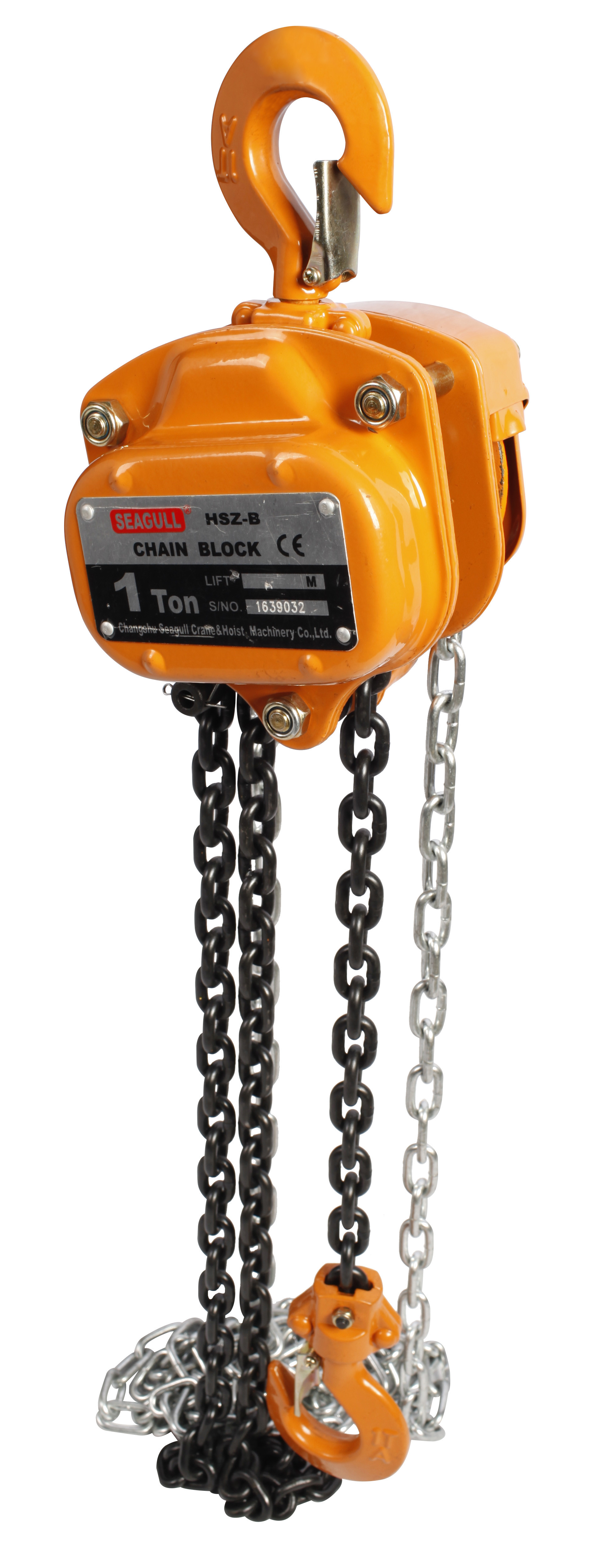 3 ton / 3t / 3 tonne manual chain hoist chain pulley block , pulling hoist