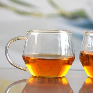 China Borosilicate Heat Resistant Tea Glass Mug With Handle wholesale