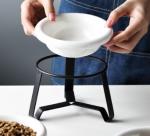 Round Anti Slip 15.5*7cm Pet Food Feeder