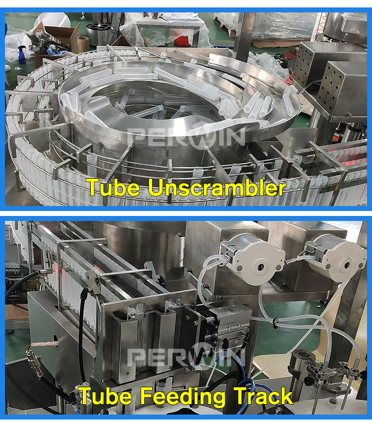 SUS316L 40p/Min Test Tube Filling Machine With Feeder Turntable