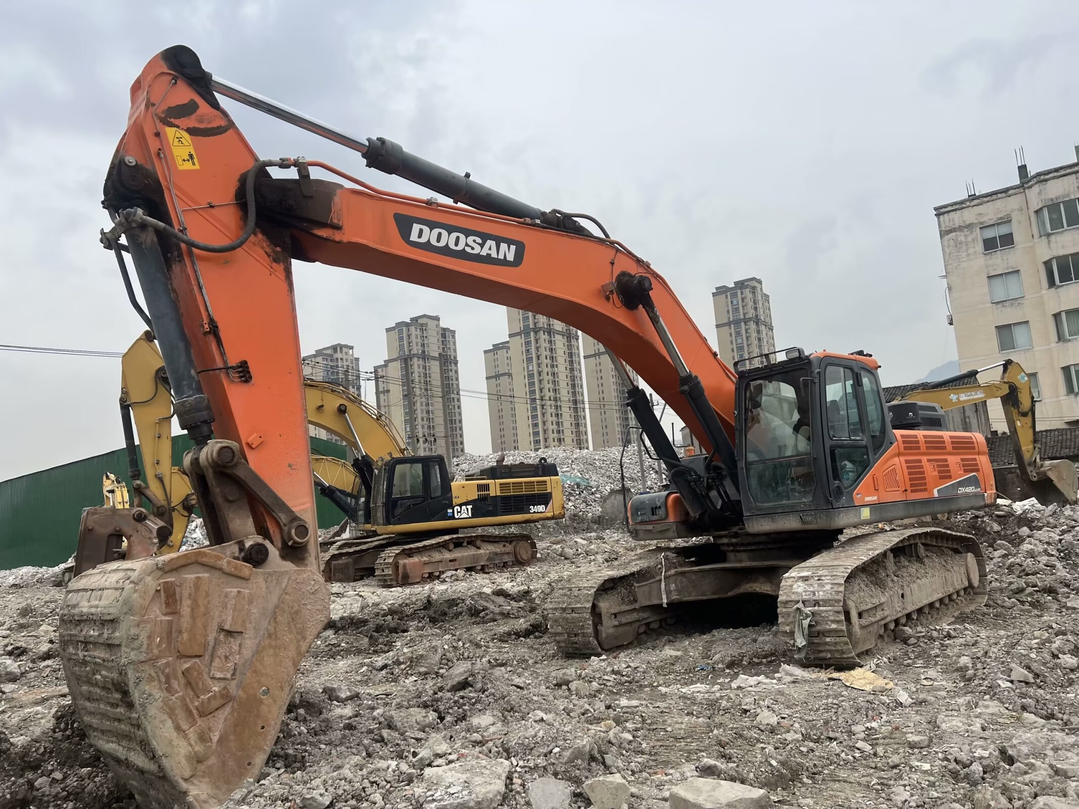 Transport Width 3.2 m 2021 Doosan DX420 Used Excavator Doosan Excavator Dx420lc-9c