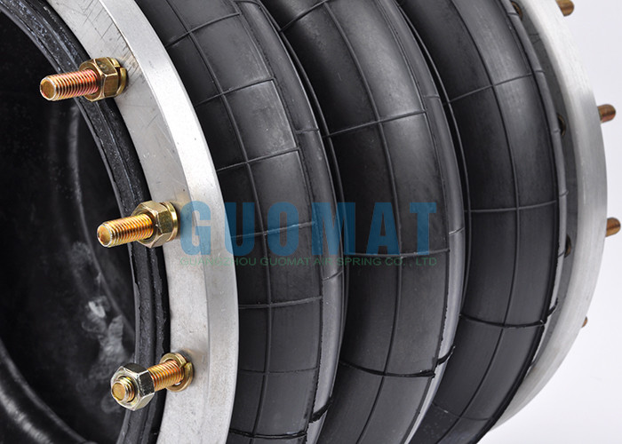 360206H-3 Triple Convoluted Air Spring 16 Pcs Nuts For Press Isolation Machine
