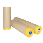 Biodegradable Auto Painting Cover Kraft Paper Pre Taped Film Masking Paper Film