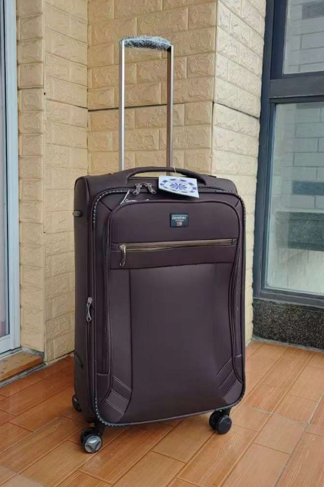 OEM/ODM Logo Color 4 Pcs Set Fabric Soft Travel Bags Trolley Suitcase Luggage Bag