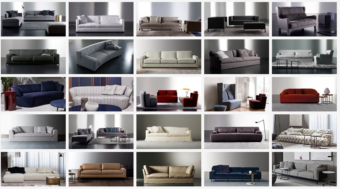 Hotel Coffee Shop Card Seat High Back Modern Sectional Sofa