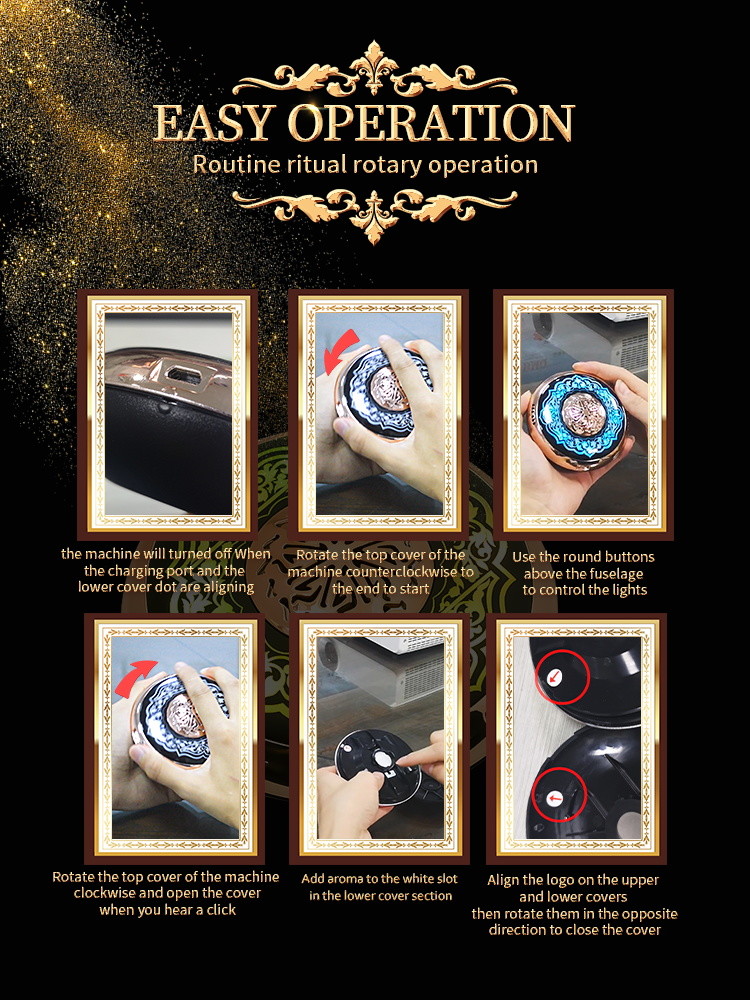 2020 Equantu new product SQ712 aromatic led lamp quran speaker