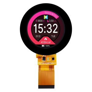 2.1 Inch Round TFT LCD Display With Capacitive Touchscreen