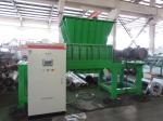 18.5kw Twin Shaft Shredder Machine , Durable tyre shredding machine