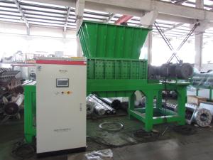China 18.5kw Twin Shaft Shredder Machine , Durable tyre shredding machine wholesale