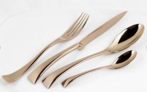 China 18/10 24pc Luxury Stainless Steel Cutlery Mirror Polished Surface wholesale
