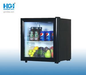 China Hotel Mini Display Fridge Dynamic Cooling Showcase Cooler 240V wholesale