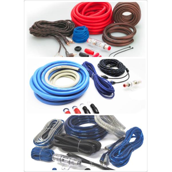 4 Gauge Car Amp Wiring Kit With Low Voltage Compatibility And PVC Insulation