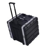 10U 19 Inch ABS Amp Rack Flight Case Heavy Duty Twist Latches