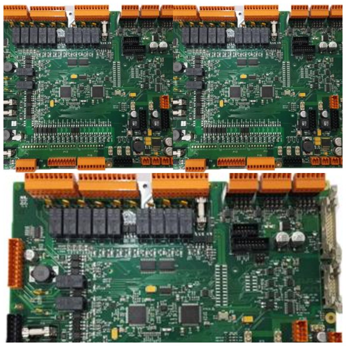 PCBA Printed Circuit Board Assembly Industrial Control Components Green Solder Mask