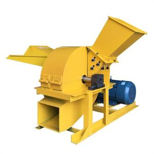 Portable Sawdust Hammer Mill Biomass Wood Chipper Shredder 220V