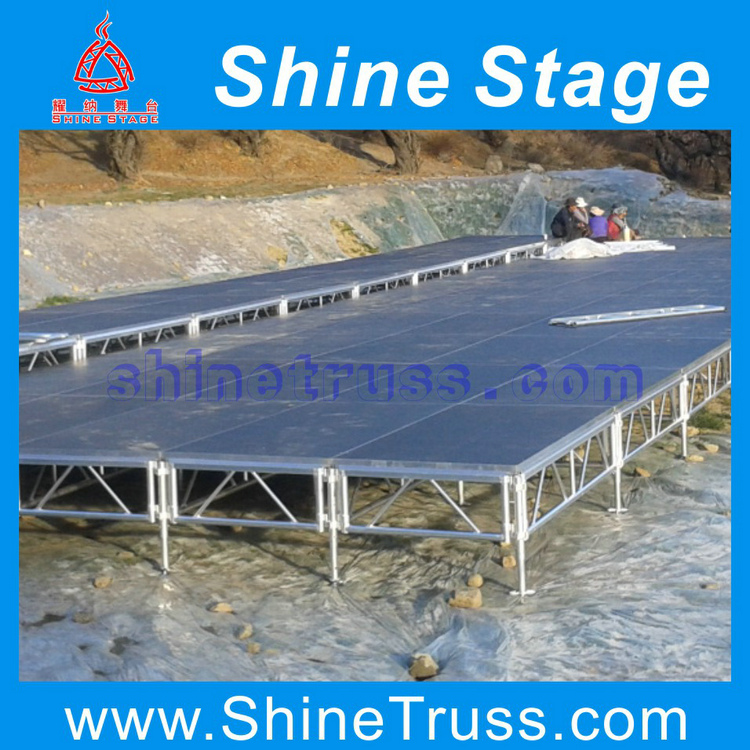 Heavy Duty Aluminum Portable Assemble Stage for Performance Event