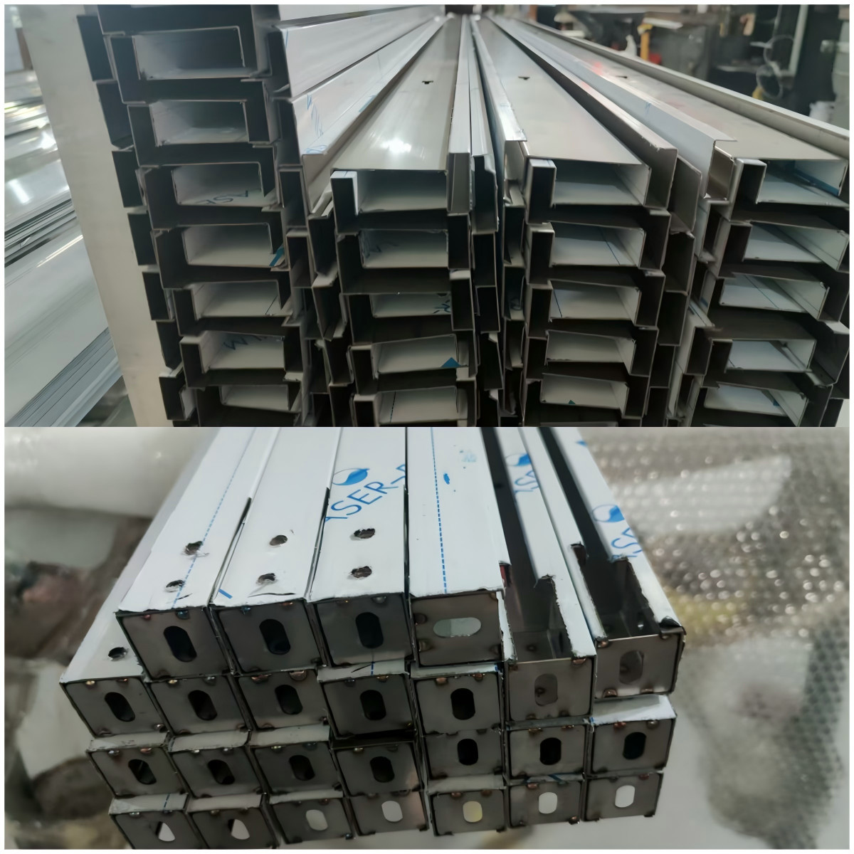 SUS304 Gold Shower Door Frame Rust Resistance Stainless Steel Profile