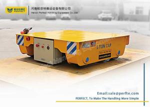 China Workshop Battery Transfer Cart / Rail Transfer Trolley Cast Steel Wheel Carriage wholesale