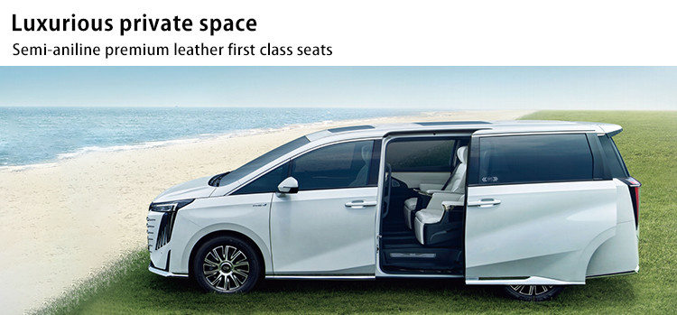 GAC Trumpchi E9 Fully Electric Car MPV Plug In Hybrid Engine 2.0T