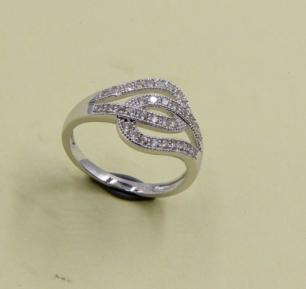 Pave Setting AAA Cubic Zirconia Round Shape Round Ball Rings In 925 Sterling Silver Cool Silver Rings Ball Ring