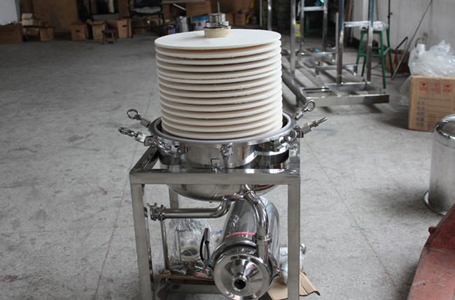 Food Beverage Diatom Earth Filter For Beer Stainless Steel Filter Machine