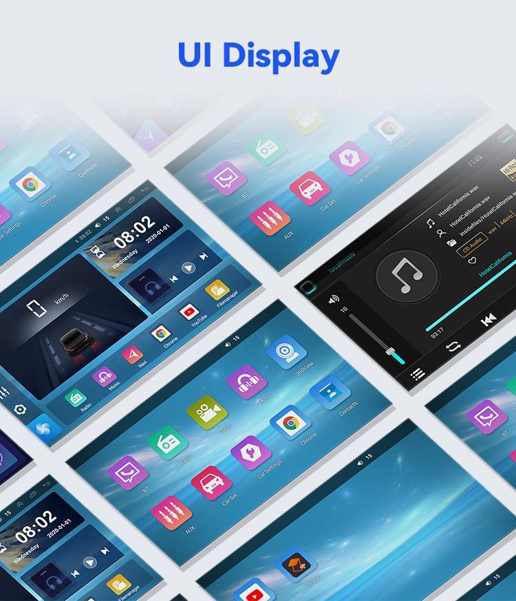 Universal Android Auto 4G LTE 5GWiFi DSP BT AM/FM/RDS Autoradio 8 Core Android Car Stereo 2+32 QLED Car Radio Carplay Ca