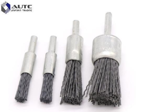 Mini Steel Wire Polishing Brush 16mm / 24mm Crimped Wire Wheel Brush Lightweight