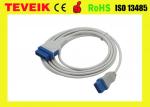 SpO2 Extension Adapter cable, 11pin to TS 9pin female Compatible with GE ohmeda