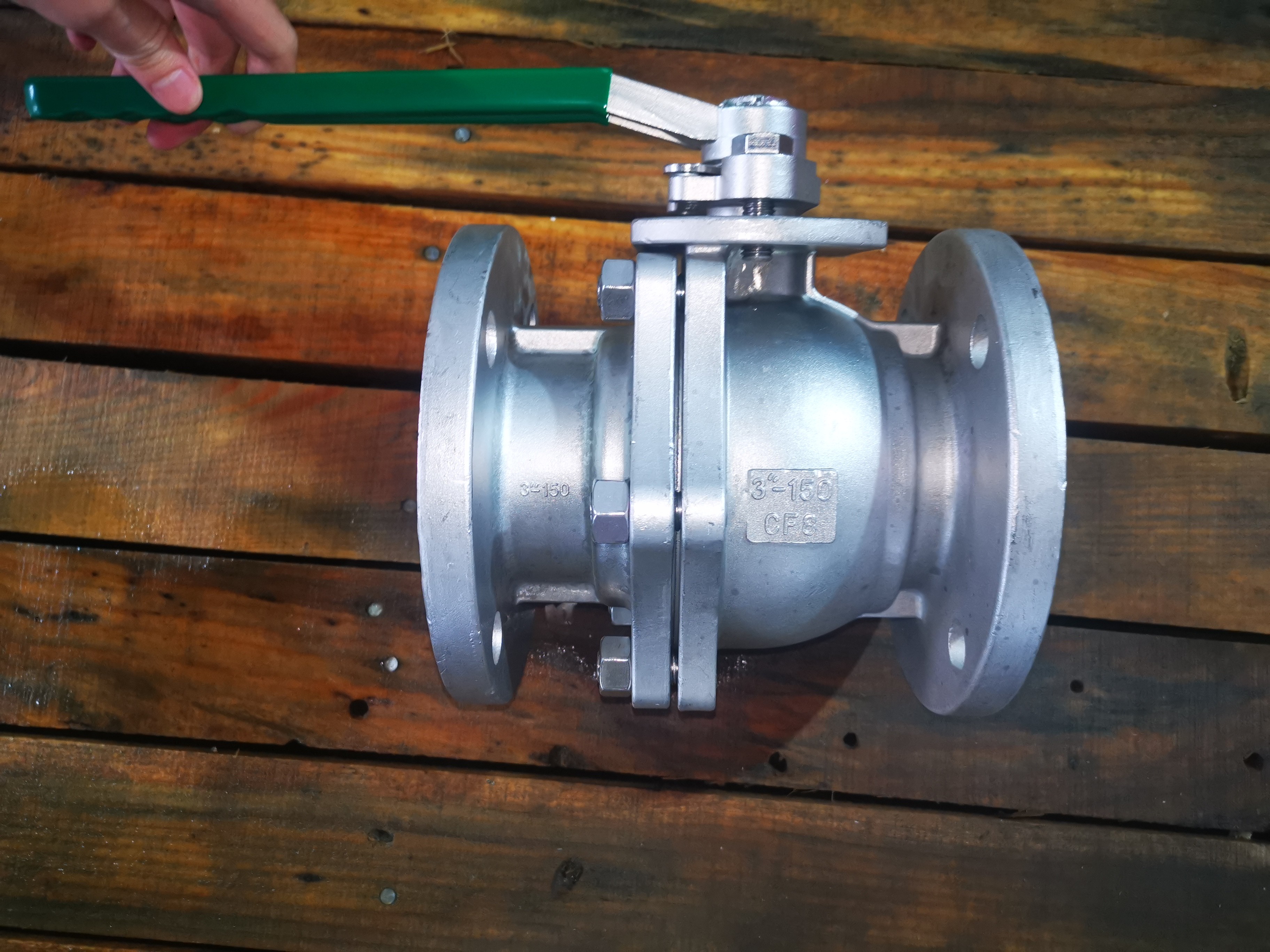 Api 6d Full Bore Float Operated Ball Valve Industrial Control Valves Medium Pressure