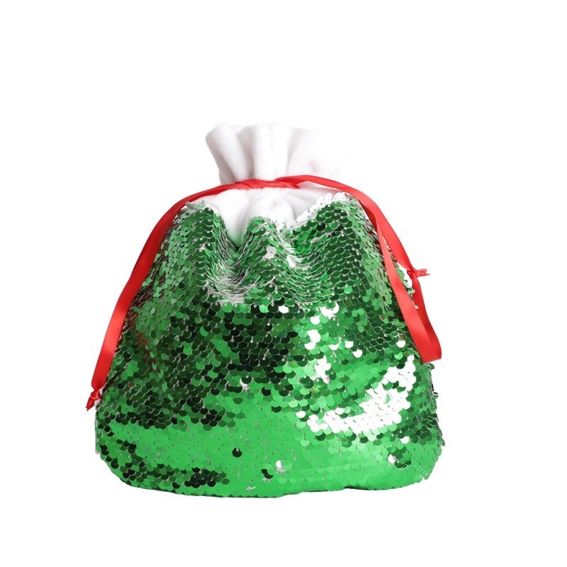 Customizable Sublimation Christmas Bags Santa Claus Gift Bag For Children