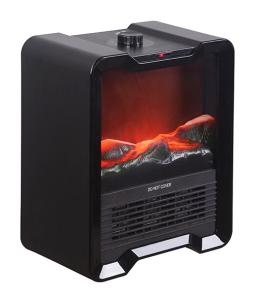 China Mini Black Portable Electric Fireplace , TNP-2008I-E2 Small Indoor Electric Fireplace wholesale