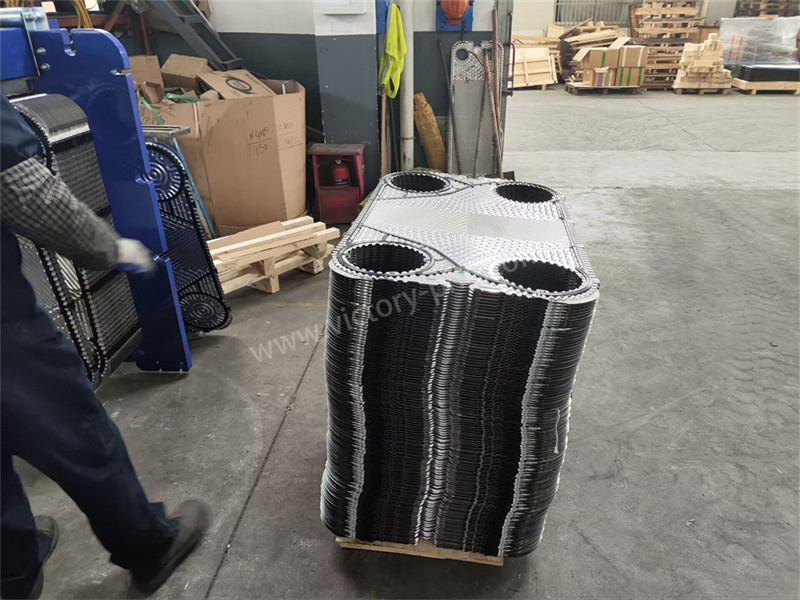 Nickel Chevron Heat Exchanger Plates And Gaskets Replacemeet