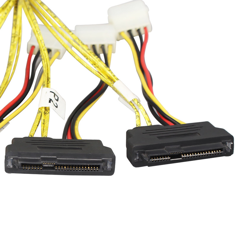 Industrial Wire Harness Motherboard Hard Disk Data Micro Sata Power Cable