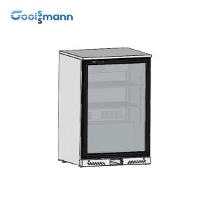 China Beverage Counter Backbar Cooler LED Control Cold Under Bottle Fridge wholesale