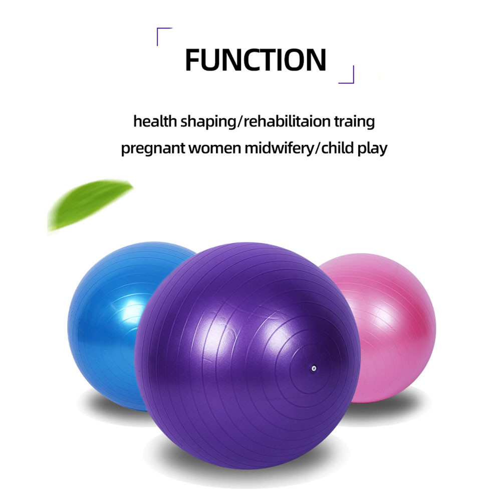 RoHS Approval Anti Burst Yoga Stability Ball , 75 Cm Fitness Ball For Whole Body Exercise