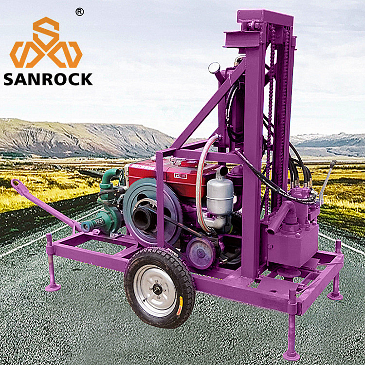 Portable Hydraulic Drilling Machine for Small-Scale Water Well Projects