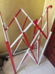 Protecting Construction Metal Fence Accessories Folding Metal Traffic Barrier