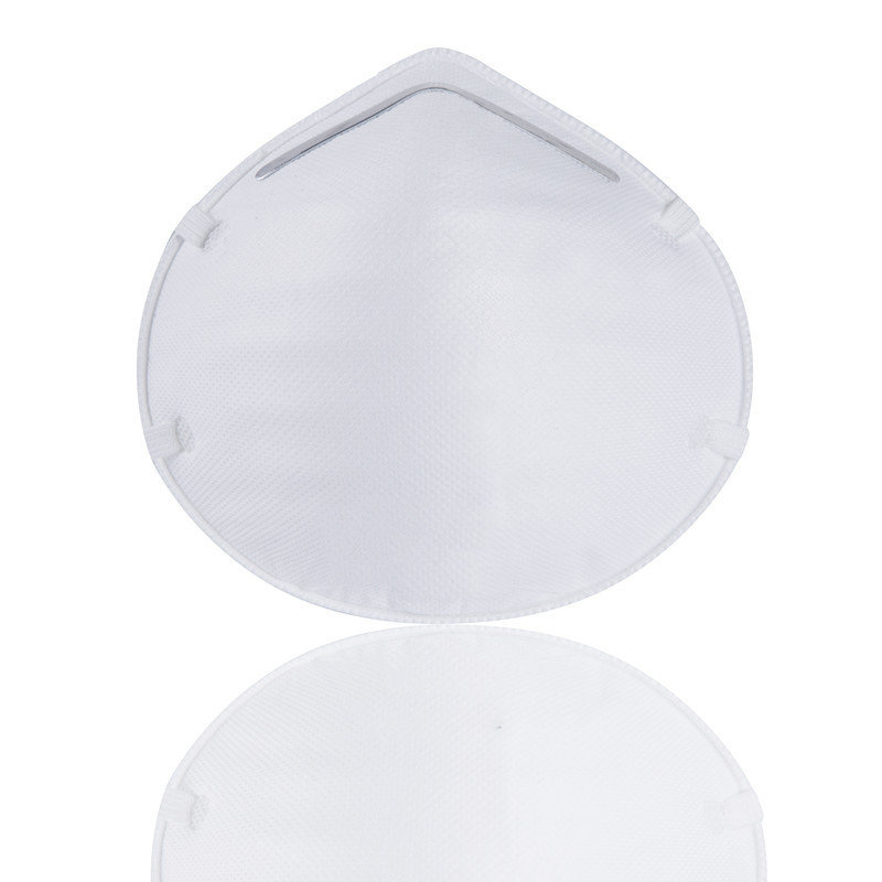 Grey Color FFP2 Cup Mask Size 132 * 115 * 47mm Maintenance Free Head Wearing