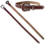 SGS Belt Buckle Hardware , Catwalk Girdle Rhinestone Womens Belt 42 inches