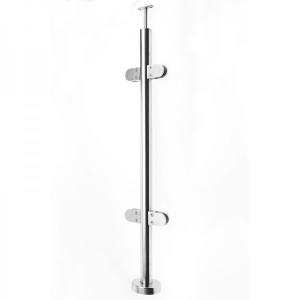 China Brushed / Polished Stainless Steel Railing Balusters With Corrosion Resistance wholesale