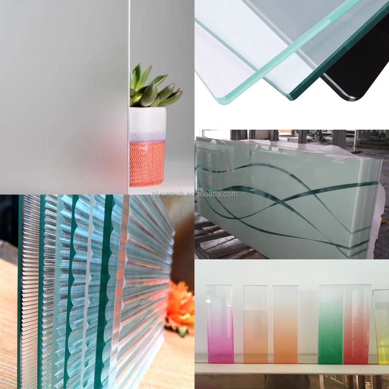 Elegant Design Tempered Glass Shower Screen for Bathroom Living Room Fixed Shower Door