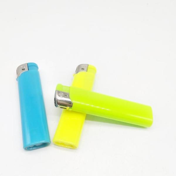 Rubber Color Cr Long Electric Lighter for Wholesale